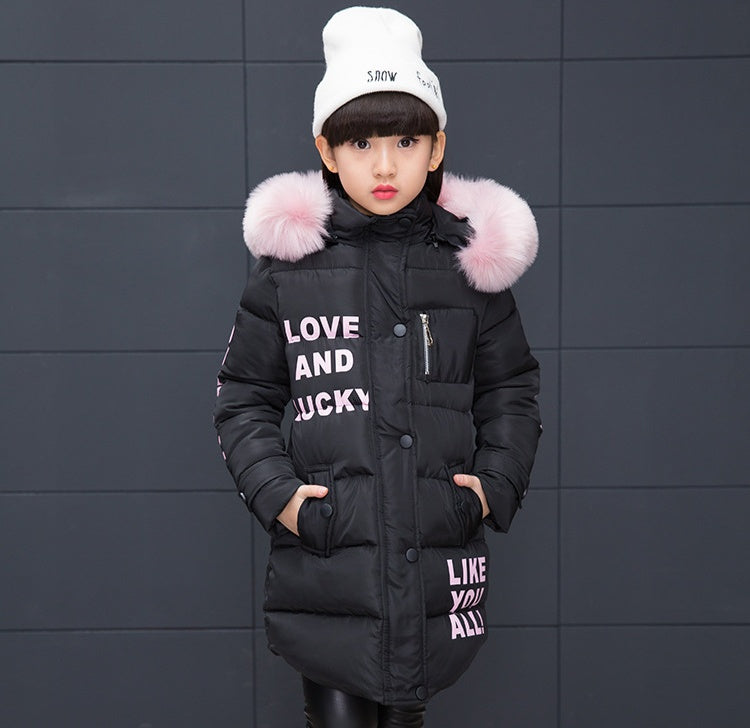 Girls' cotton-padded jackets - Bellarte Enchanté Girls' cotton-padded jackets